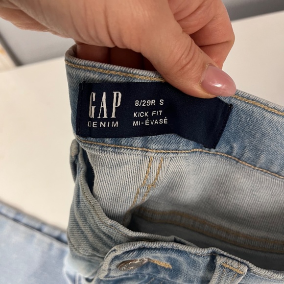 GAP kick fit relaxed denim jeans size 29 comfy casual - Picture 2 of 4